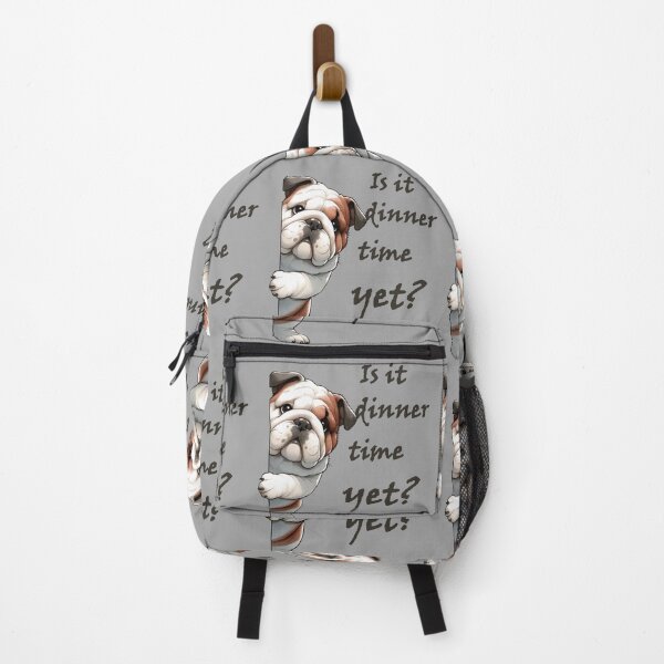 Item preview, Is It Dinner Time Yet? - Bulldog dog designed and sold by ART-HOME-PAWS.