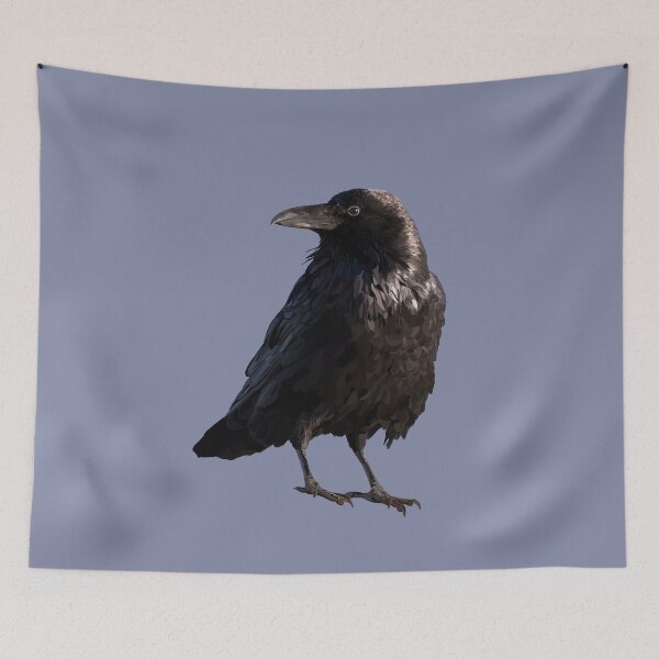 Item preview, Gothic Raven Bird Illustration designed and sold by Scat the cat.