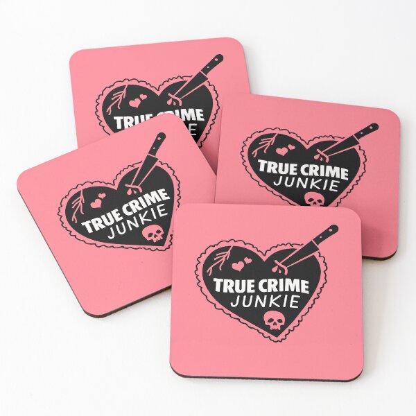 Item preview, True Crime Junkie For Book Lovers Bookish Black and White designed and sold by BookWishEra.