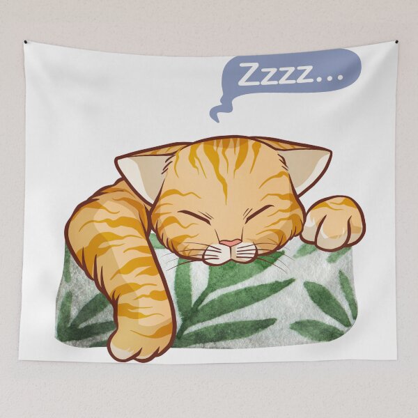 Item preview, zzzz cat sleeping Garfield designed and sold by GrifonJ.