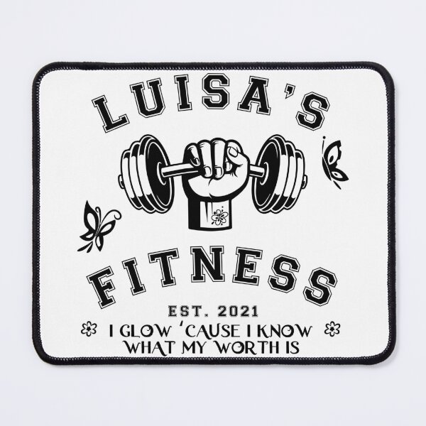Item preview, Luisa's Fitness, I Glow 'Cause I Know What My Worth is designed and sold by digitalcupids.