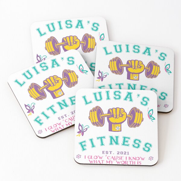 Item preview, Luisa's Fitness, I Glow 'Cause I Know What My Worth is designed and sold by digitalcupids.