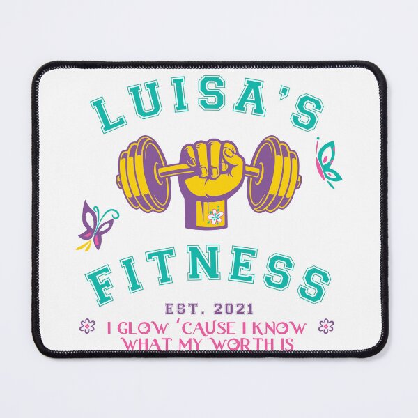 Item preview, Luisa's Fitness, I Glow 'Cause I Know What My Worth is designed and sold by digitalcupids.