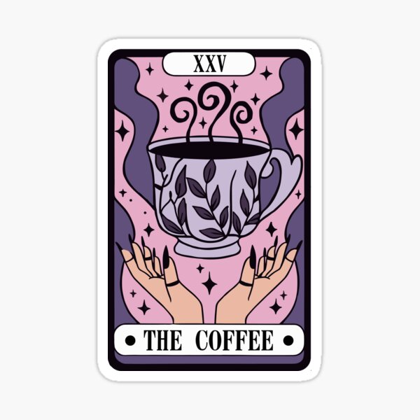 Item preview, Coffee Tarot Coffee Lover Tarot Card The Reader  designed and sold by BookWishEra.