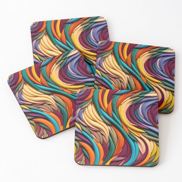 Item preview, Vibrant Abstract Waves designed and sold by McKale Jonas.