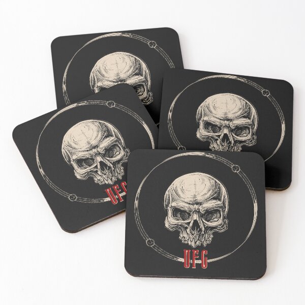 Item preview, UFC letters with skull designed and sold by BladiWear.