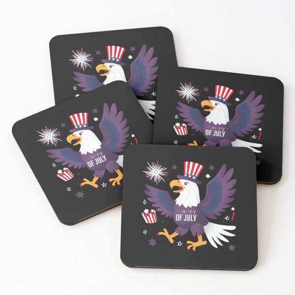 Item preview, Happy 4th of July Eagle Paint Art 3D Model designed and sold by Charlygood.