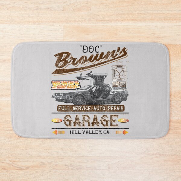 Item preview, Doc Brown's Auto Repair Garage DeLorean Car Lts(© UCS LLC and Amblin) designed and sold by Alema Art.