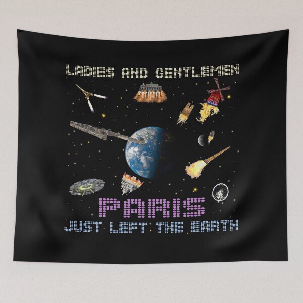 Item preview, Paris Just Left The Earth designed and sold by 300Spikes.
