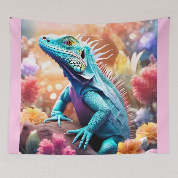 Item preview, iguana standing on a stone designed and sold by janjacbu.