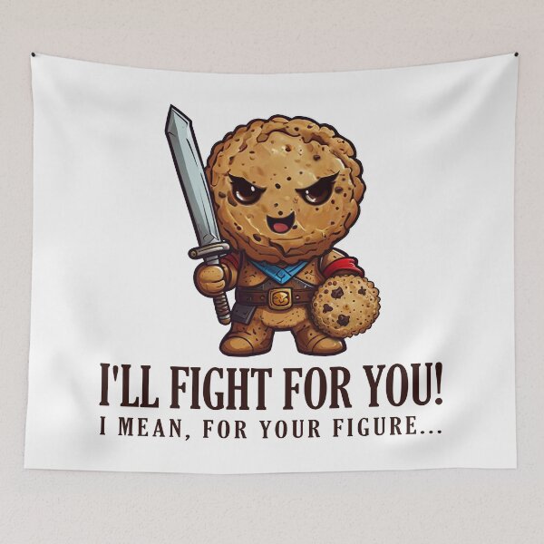 Item preview, Cookie warrior cookie diet to be in shape designed and sold by Szkicerka.