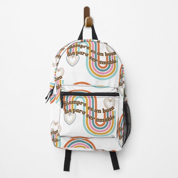 Item preview, Retro Rainbow Heart - Siempre es un buen día para ser amable designed and sold by Teacher2Nerds.