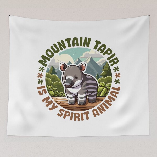 Item preview, Mountain Tapir Is My Spirit Animal designed and sold by Stick-Artistry.