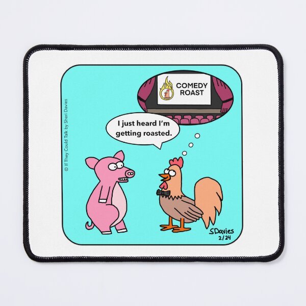 Item preview, Chicken Roast Cartoon designed and sold by CartoonistSheri.
