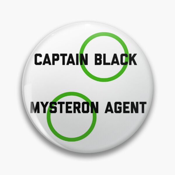 Item preview, Captain Black, Mysteron Agent designed and sold by amanda150771.