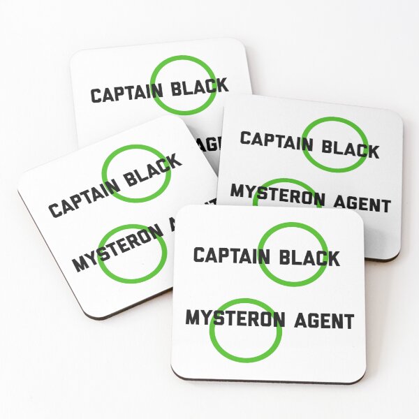 Item preview, Captain Black, Mysteron Agent designed and sold by amanda150771.
