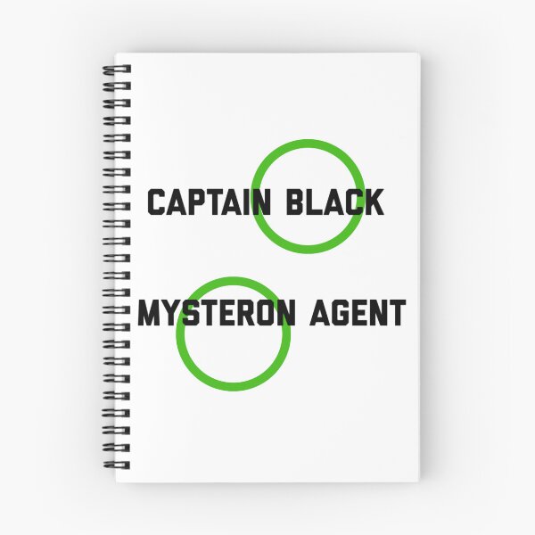 Item preview, Captain Black, Mysteron Agent designed and sold by amanda150771.
