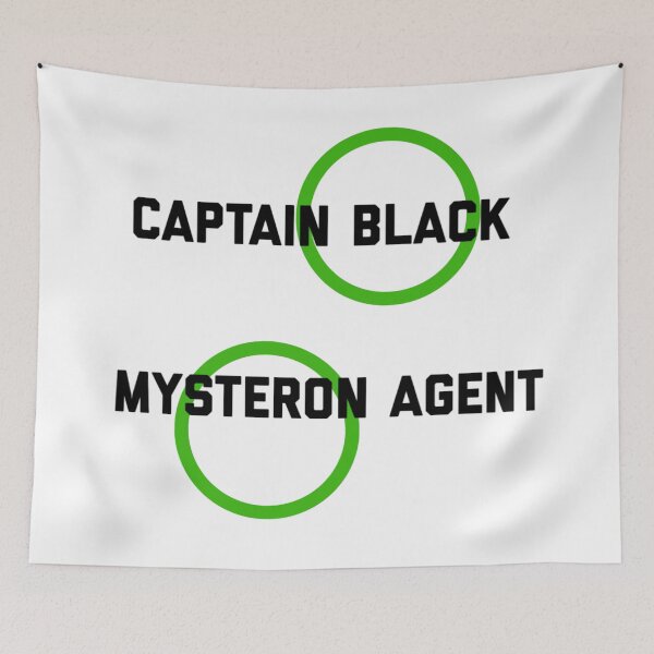 Item preview, Captain Black, Mysteron Agent designed and sold by amanda150771.