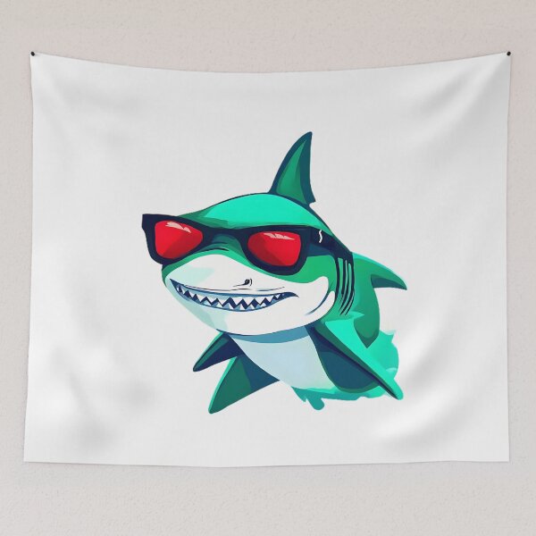 Item preview, Great Green Shark designed and sold by kuralesya.