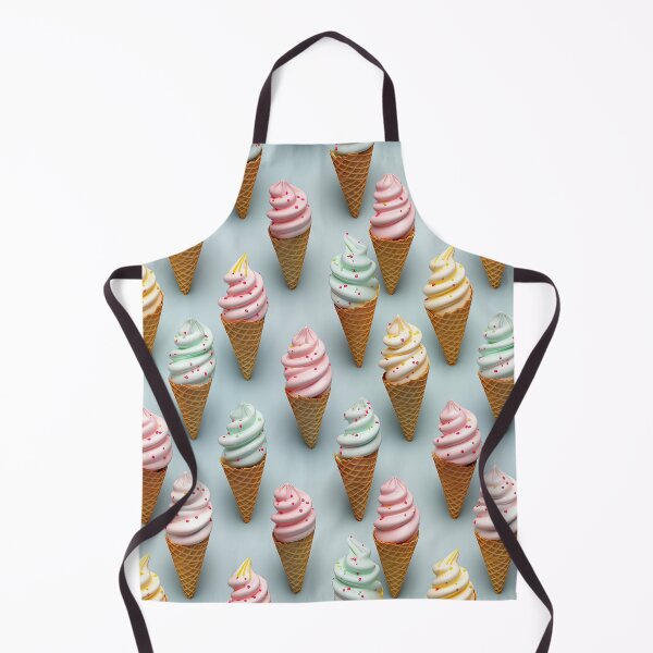 Item preview, Summer ice-cream cones, kawaii icecream cones colorful, sweets designed and sold by KreativKulture.