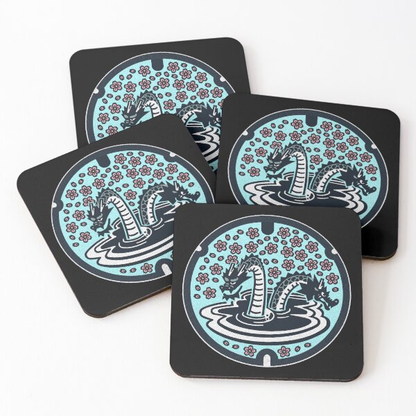 Item preview, Kisuki Town Manhole Cover Art designed and sold by Musashi1996Art.