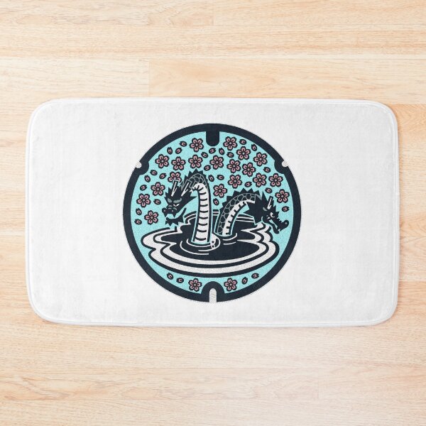 Item preview, Kisuki Town Manhole Cover Art designed and sold by Musashi1996Art.