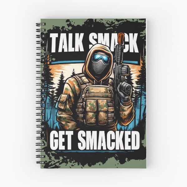 Item preview, Airsoft, talk smack get smacked designed and sold by NoMercyAirsoft.