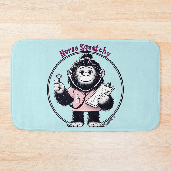 Item preview, Sasquatch Nurse Squatchy designed and sold by shellkie.
