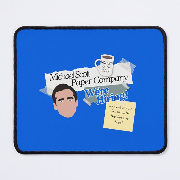 Item preview, Michael Scott Paper Company - "Hiring, lunch with the boss is free" - The Office (US)  designed and sold by ach-prints.