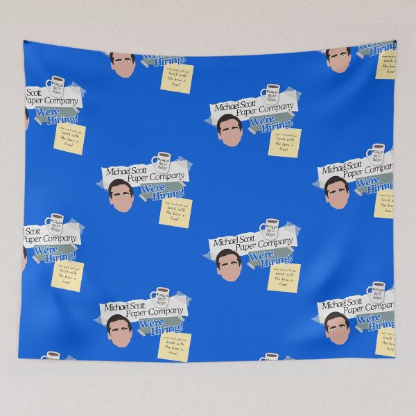 Item preview, Michael Scott Paper Company - "Hiring, lunch with the boss is free" - The Office (US)  designed and sold by ach-prints.