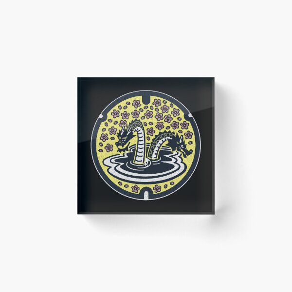 Item preview, Kisuki Town Manhole Cover Art 2 designed and sold by Musashi1996Art.