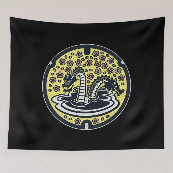 Item preview, Kisuki Town Manhole Cover Art 2 designed and sold by Musashi1996Art.