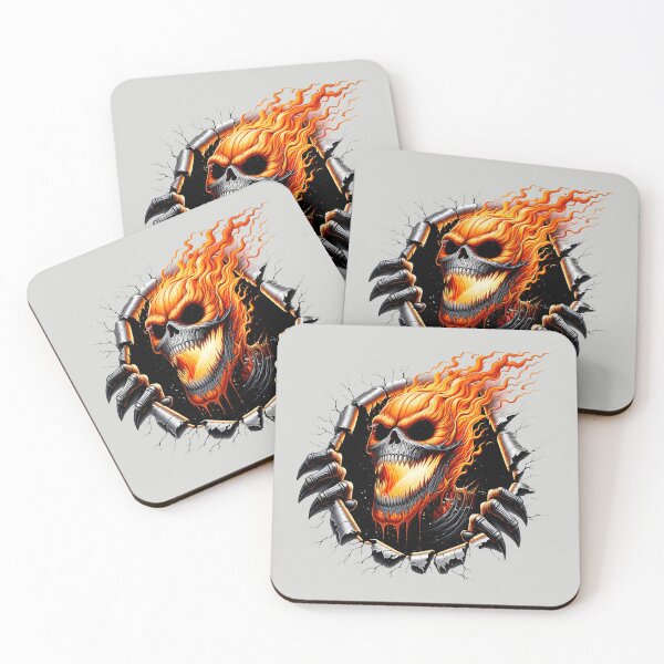 Item preview, Flaming Skeleton Bursting out designed and sold by bunnyboiler.