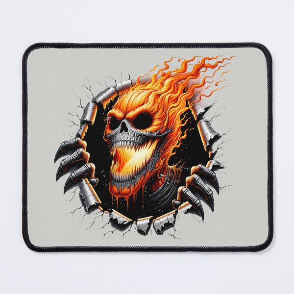 Item preview, Flaming Skeleton Bursting out designed and sold by bunnyboiler.