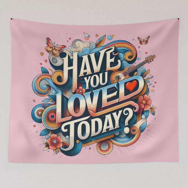 Item preview, you are loved, typography designed and sold by maxmaj.
