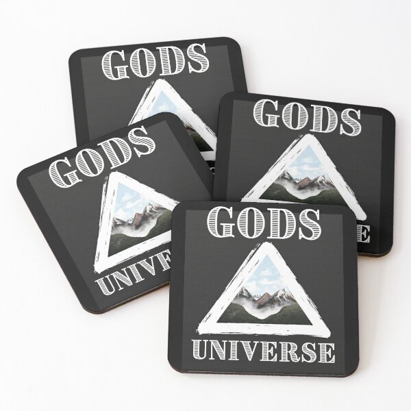 Item preview, Gods universe in triangle,mountains christian happy cute romantic gifts  designed and sold by thankful-loco.