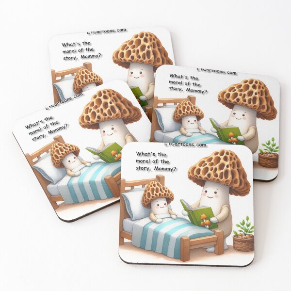 Item preview, Morel Mushroom Bedtime Stories designed and sold by Rick London Gifts.