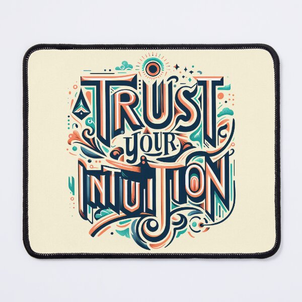 Item preview, Trust your intuition, typography designed and sold by maxmaj.