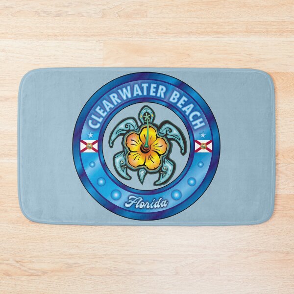 Item preview, Clearwater Beach Florida sea turtle hibiscus designed and sold by studioss76.
