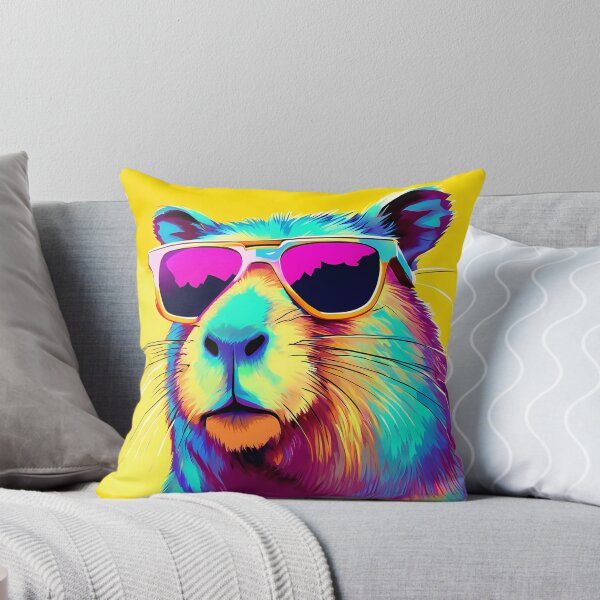 Item preview, Fashionable Modern Capybara in Sunglasses designed and sold by kuralesya.
