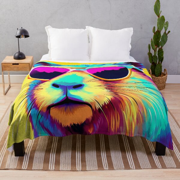 Item preview, Fashionable Modern Capybara in Sunglasses designed and sold by kuralesya.