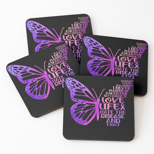 Item preview, Ulcerative Colitis is a journey I NEVER planned or asked for but i choose to LIVE LIFE hate the disease and FIGHT designed and sold by KatMercerr.