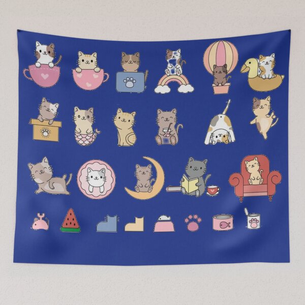 Item preview, cats sequence designed and sold by Artetejido.