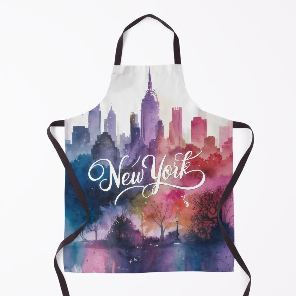 Item preview, Central Park - New York - Watercolor illustration designed and sold by Peppermonkeys.