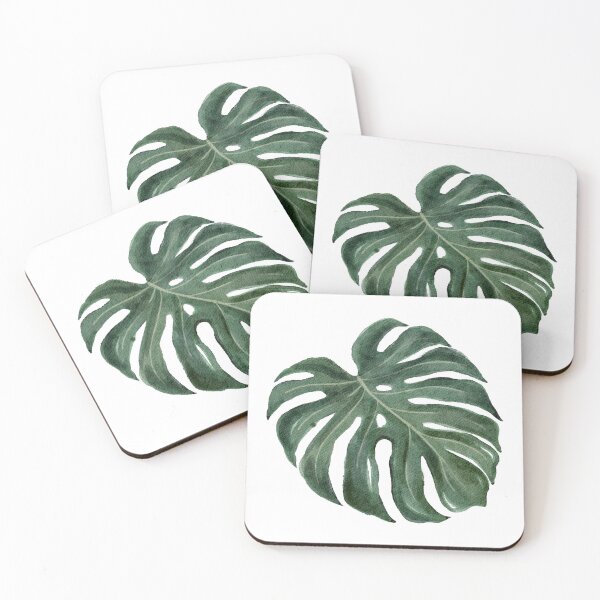 Item preview, Hoja De Monstera Acuarela designed and sold by earthtokarly.