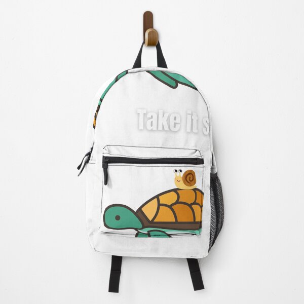Item preview, "Take it Slow" Friendly Turtle T-Shirt designed and sold by ChitraWoman.