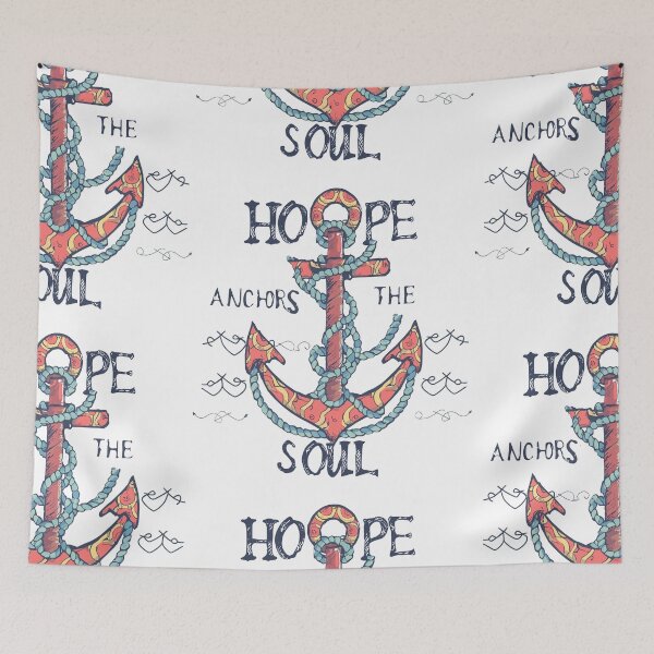 Item preview, Hope Anchors the Soul: Vibrant Anchor Christian Art Design designed and sold by HahaHandlesHub.