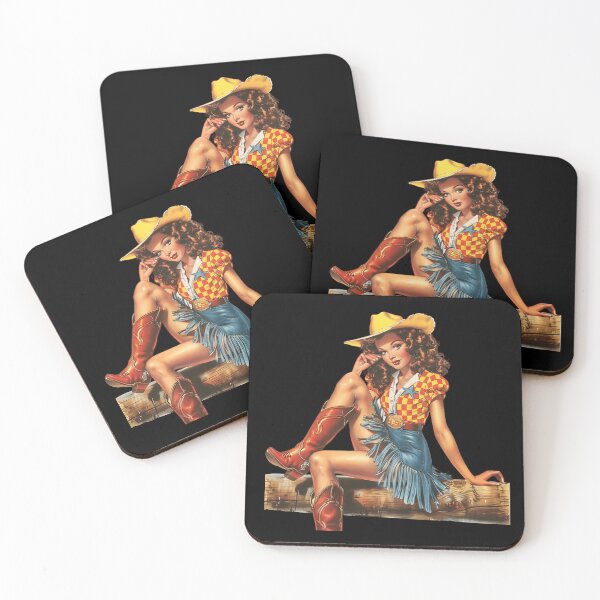 Item preview, Cowgirl Girl in Classic Western Attire designed and sold by hrendika.