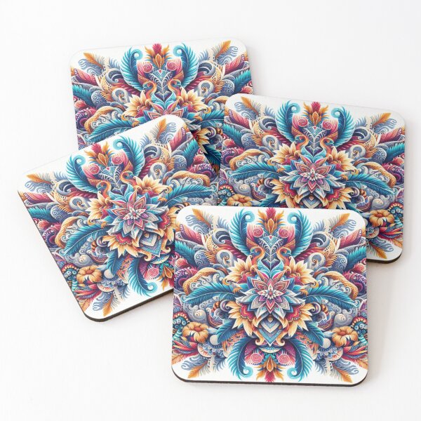 Item preview, Hawaii inspired intricate floral pattern  designed and sold by metebf.