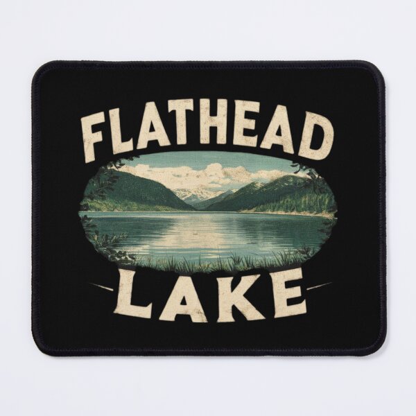 Item preview, Vintage Flathead Lake - Montana designed and sold by GroovyDino.